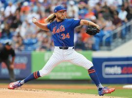 NY Mets pitcher Noah Syndergaard during the 2019 season at CitiField in Queens, NY. (Image: Rich Schultz/Getty)