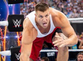 Rob Gronkowski has signed with WWE, and is expected to appear at WrestleMania 36 next month. (Image: WWE.com)
