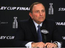 The third NHL player has tested positive for coronavirus, and commissioner Gary Bettman announced the league was postponing three events. (Image: Getty)