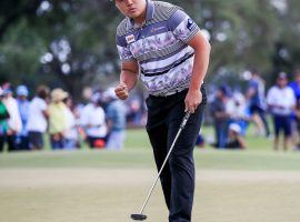 Sungjae Im, who was 30/1 at the Honda Classic, became the second first-time winner this year, as PGA Tour favorites are coming up short so far in tournaments. (Image: Tannen Maury/EPA)