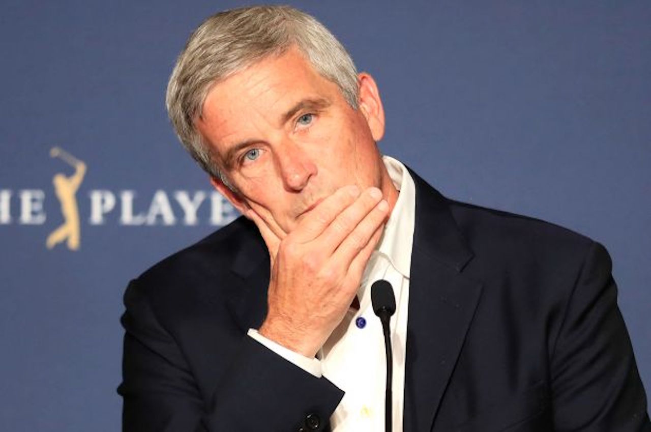 PGA Tour commissioner Jay Monahan The Players Championship cancelled