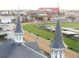 The iconic twin spires of Churchill Downs will "virtually" ower over the inaugural Virtual Kentucky Derby May 2. (Image: Churchill Downs)