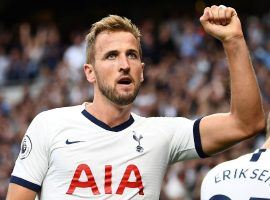 Harry Kane may be the latest Spurs player moving from North London to Manchester. The price: a record £200 million. (Image: Premier League)