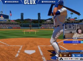 Gavin Lux of the Los Angeles Dodgers is one of several players on the playoff bubble in the MLB The Show Players League. (Image: Gavin Lux/True Blue LA)