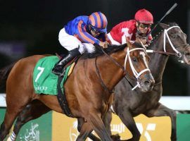 Maximum Security edged Benbatl to win $10 million in the inaugural Saudi Cup in February. Saudi officials froze purse payments pending an investigation surrounding his trainer, Jason Servis. (Image: Reuters)