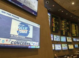 Nevada sports betting handle was down 76 percent in March, and April could bring an even sharper drop. (Image: Jeff Scheid/Nevada Independent)