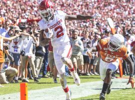 CeeDee Lamb of Oklahoma is one of several wide receivers that could be taken in the first round of Thursdayâ€™s NFL Draft. (Image: Getty)