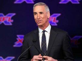 Former XFL commissioner Oliver Luck is suing owner Vince McMahon for wrongful termination. (Image: AP)