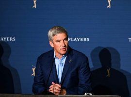 Commissioner Jay Monahan announced changes to the PGA Tour schedule that would resume with the Charles Schwab Challenge on June 11. (Image: Getty)