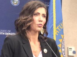 South Dakota Gov. Kristi Noem is urging people not to go to the races being put on by two local racetracks this weekend. (Image: Shannon Marvel/Forum News Service)