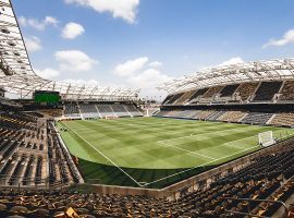 The Banc of California Stadium in downtown LA was scheduled to host the 2020 MLS All-Star Game against LIGA MX stars. (Image: LAFC)