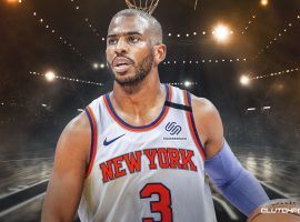 In the latest NBA rumor, the Knicks are seeking a trade for Chris Paul. (Image: Clutch Points)