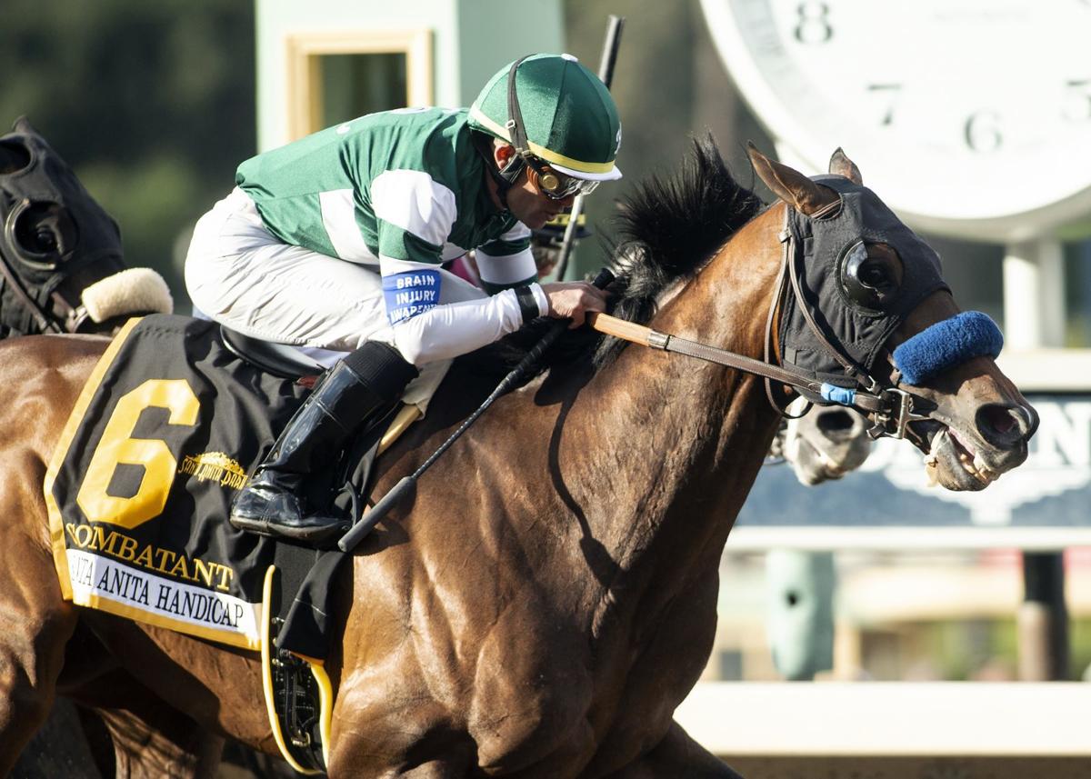 Oaklawn favorite Combatant winning Big Cap