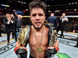 Former two-division champion Henry Cejudo is now retired from MMA, according to the UFC. (Image: Jeff Bottari/Zuffa/Getty)