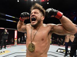 Henry Cejudo announced his retirement after defeating Dominick Cruz at UFC 249 on Saturday. (Image: Jeff Bottari/Getty)