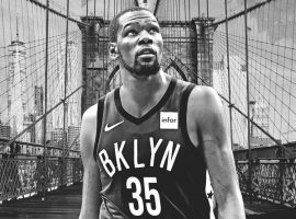 Kevin Durant has yet to play for the Brooklyn Nets while he recovers from a blown Achilles. (Image: Amber Matsumoto/Yahoo Sports)