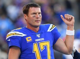 Philip Rivers, former QB for the Chargers, during a game in Los Angeles in 2019. (Image: Getty)