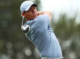 Rory McIlroy delivered the winning shot in a closest-to-the-pin playoff in the TaylorMade Driving Relief exhibition match on Sunday, May 17, 2020. (Image: Getty)