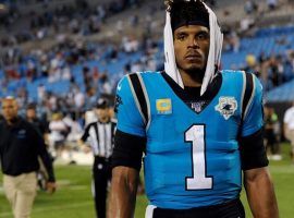 Free agent quarterback Cam Newton is favored by oddsmakers to sign with Jacksonville. (Image: AP)