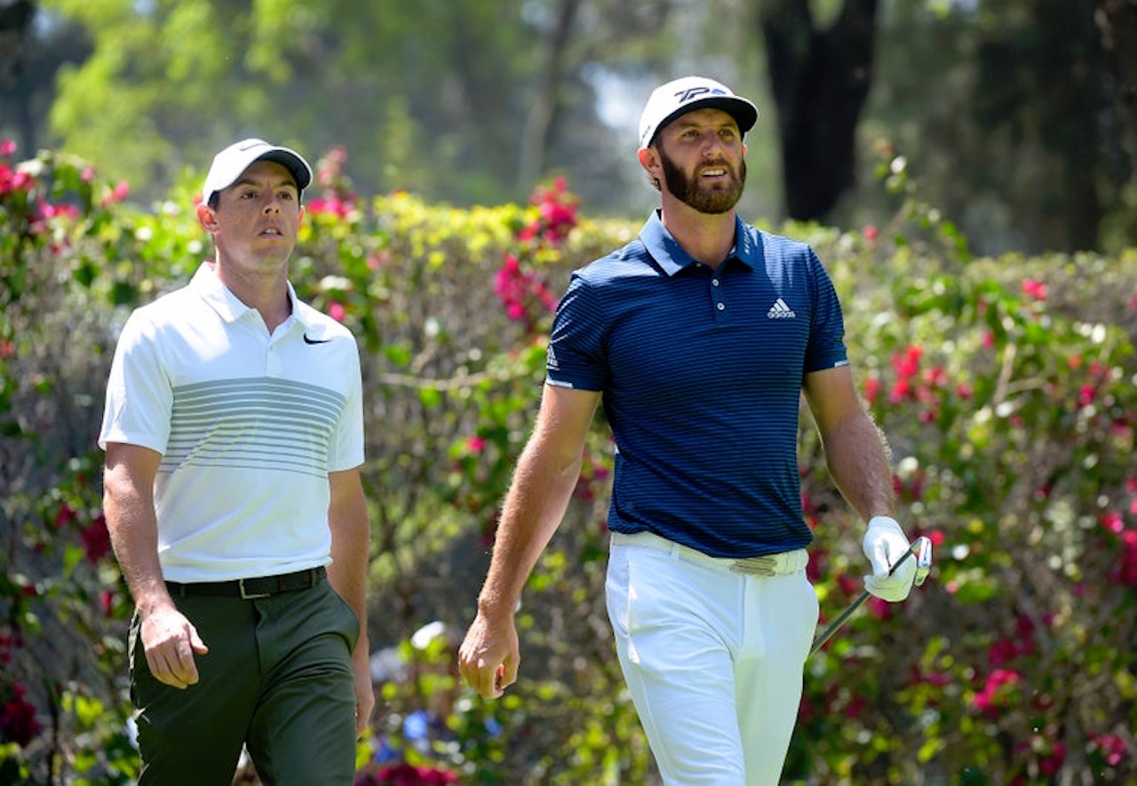 Rory McIlroy and Dustin Johnson charity golf matches 