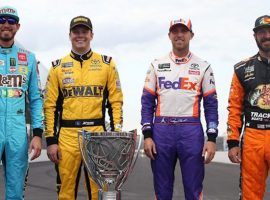 Toyota drivers Kyle Busch, Erik Jones, Denny Hamlin, and Martin Truex Jr. all have a strong chance to win at the Coca-Cola 600 at Charlotte Motor Speedway on Sunday. (Image: Getty)