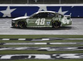 Jimmie Johnson was disqualified on Sunday at the Coca-Cola 600 after his No. 48 car failed a post-race inspection. (Image: AP)