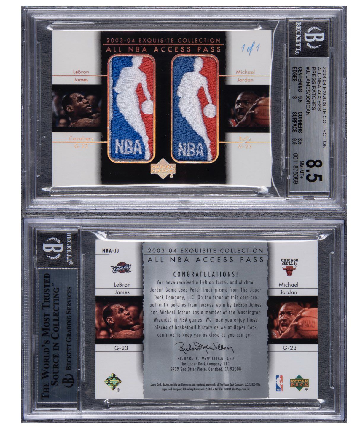 A rare Lebron James, Michael Jordan card sold for $900,000 at auction