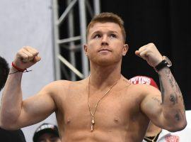 Canelo Alvarez is interested in fighting this September without fans in attendance, though a date and opponent are still up in the air. (Image: Ethan Miller/Getty)