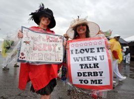 The Kentucky Derby infield brings out a smorgasbord of party-goers. While fans are allowed inside this year's Derby, don't expect the same raucous infield crowds for a typical Derby. (Image: Jamey Price/Getty)