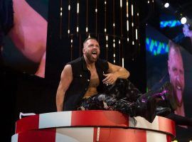 AEW champion Jon Moxley opted out of the companyâ€™s Wednesday night television show after his wife, WWE broadcaster Renee Young, tested positive for COVID-19. (Image: Ricky Havlik/Forbes)