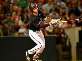 Arizona State slugger Spencer Torkelson in Pac-12 baseball action. (Image: Peter Vander Stoep/AZ Republic)