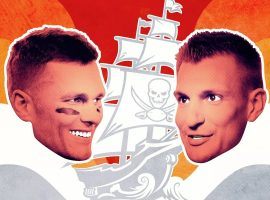 Tom Brady and Rob Gronkowski reunite with the Tampa Bay Bucs. (Image: The Ringer)