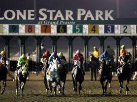 Citing the coronavirus, Lone Star Park officials suddenly suspended racing following Sunday's first of nine scheduled races. (Image: Mike Stone/For the Dallas Morning News)