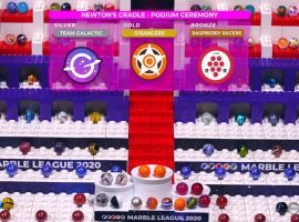 O'rangers wins gold in Marble League 2020 E4 Newton's Cradle. (Image: YouTube)