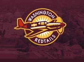 Washingtonâ€™s new name odds include Redtails, and one unnamed fan designed a logo for the possible new nickname. (Image: Twitter)