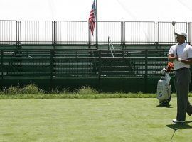 Tiger Woods and his fellow golfers will play the rest of the PGA Tour season with no fans. (Image: Getty)