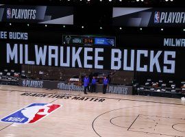 The Milwaukee Bucks refused to take the floor in their playoff game against the Orlando Magic on Wednesday. (Image: Kevin C. Cox/USA Today Sports)