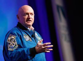 Former astronaut Mark Kelly is leading in his bid to capture a key Senate seat in Arizona. His victory is seen as key to Democratic hopes winning that state for the first time since 1996. (Image: Brian Ach/Getty)