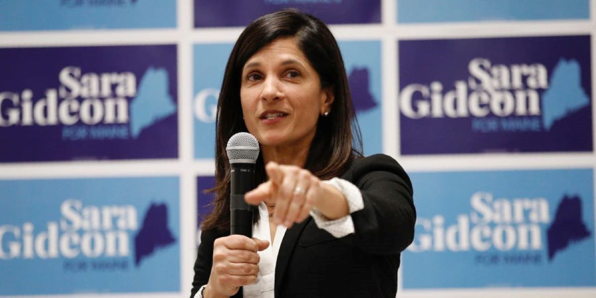 Maine's Sara Gideon senate election bets