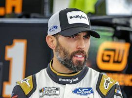 Aric Almirola performs well at superspeedways and has attractive odds to win the Coke Zero Sugar 400 at 20/1. (Image: Stewart-Haas Racing)