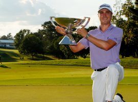 Justin Thomas won the FedEx Cup Playoffs in 2017, and is the favorite to win again this year. (Image: Getty)