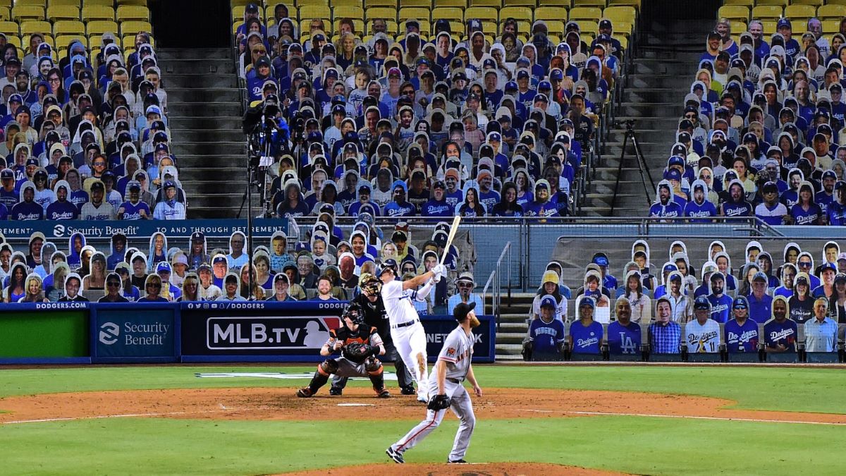 Dodger Stadium Cardboard Cutouts