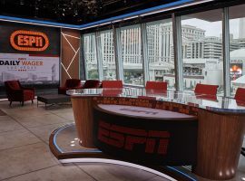 ESPN extended its partnership with Caesars, which already included a studio at the LINQ in Las Vegas. (Image: Al Powers/ESPN)(Photo by Al Powers / ESPN Images)