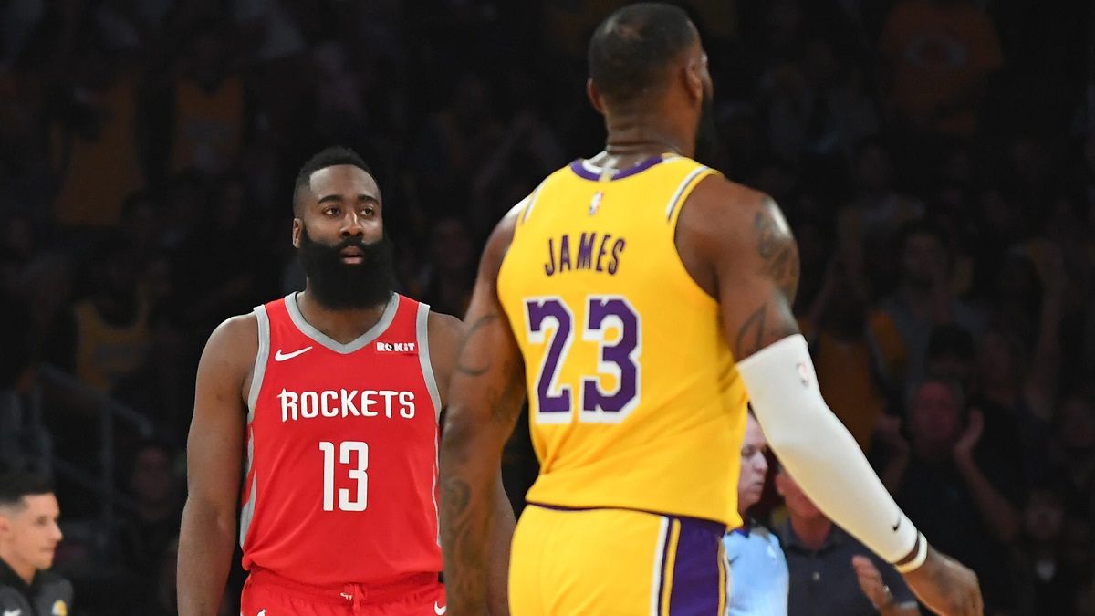 LeBron James Harden NBA Playoffs LA Lakers Houston Rockets