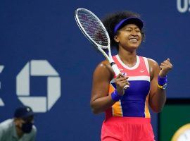 Naomi Osaka enters the 2020 US Open final as a modest favorite over Victoria Azarenka. (Image: Seth Wenig/AP)