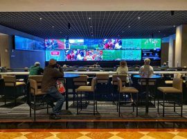 New Jersey sportsbooks set a new monthly high for betting handle in the United States during August. (Image: Todd Prince/Las Vegas Review-Journal)