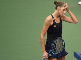 Womenâ€™s No. 1 seed Karolina Pliskova lost her second-round match at the US Open to Caroline Garcia. (Image: Danielle Parhizkaran/USA Today Sports)