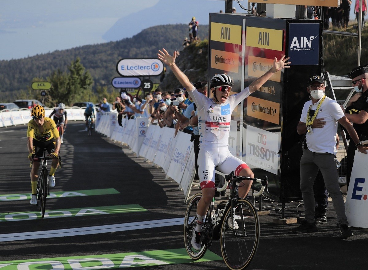 Tadej Pogacar Stage 15 Mount Grand Colombier Le Tour de France