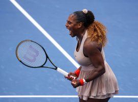 Serena Williams overcame Maria Sakkari in three sets to advance to the quarterfinals at the 2020 US Open. (Image: Getty)