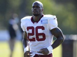 Adrian Peterson was one of several players that found a new NFL team, when the former Washington running back signed with Detroit. (Image: NFL.com)